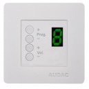 Audac DW3020/W R2 & M2 wandcontroller wit