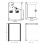 Caymon FCS06 flightcase-6U-11U