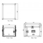 Caymon FCC06 flightcase-6U-11U