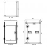 Caymon FCC16 flightcase-16U-11U