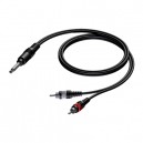 Procab CAB715 Jack - 2x RCA verloopkabel 1,5 meter