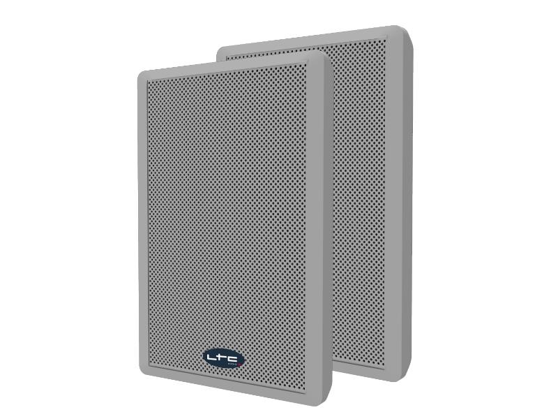 LTC Audio SSP501F-W Extra-slanke 2-weg muurluidsprekers 5.25"/13cm (1)