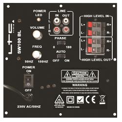 LTC Audio SW100BL Actieve bass speakers 100w - zwart (3)