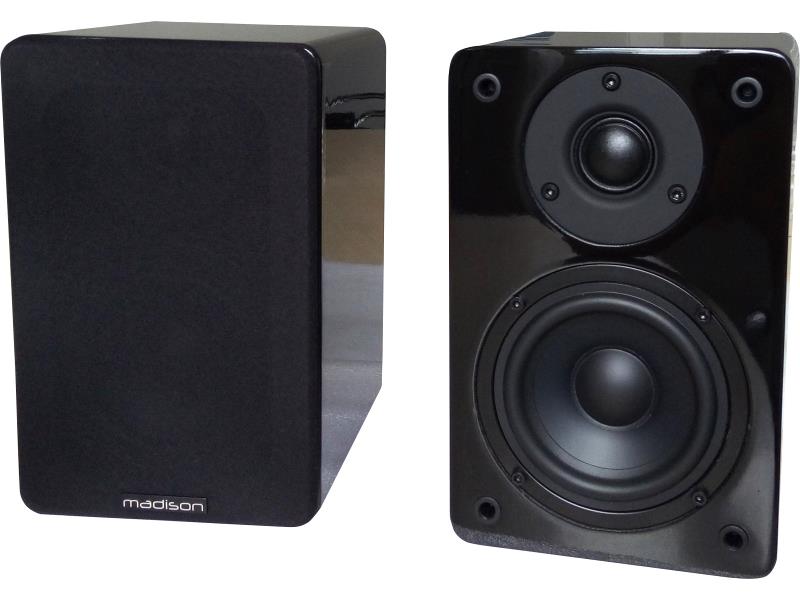 Madison MAD-BS4BL Hi-fi bibliotheek speakers 60w (1)